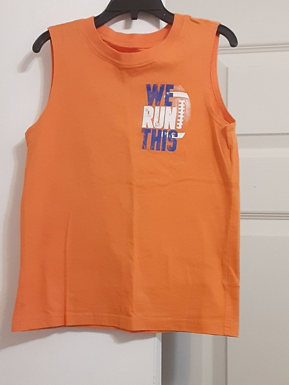 Carters Kid Boy Size 6/6A Sleeveless Orange T-Shirt